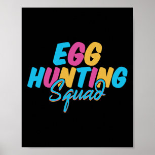 Póster Escuadrón de caza de huevos