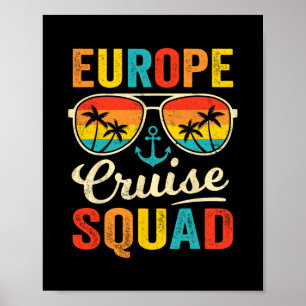 Póster Escuadrón de Crucero por Europa 2025 Familia Combi