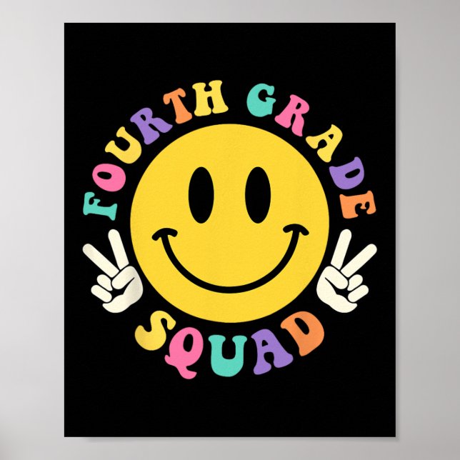 Póster Escuadrón De Cuarto Grado De Vuelta A La Escuela D (Frente)