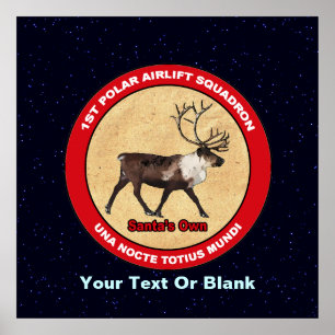 Póster Escuadrón de elevador de aire polar propio de Sant