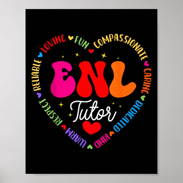 Póster Escuadrón de Enl Tutor Teacher Inglés Nuevo Escuad (Frente)