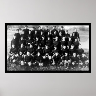 Póster Escuadrón de Fútbol de la Escuela Carlisle de 1914