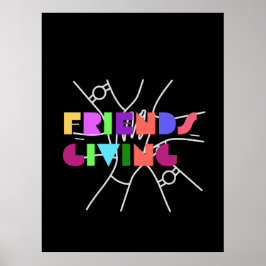 Póster Escuadrón de la Amistad: Agradecidos y reunidos