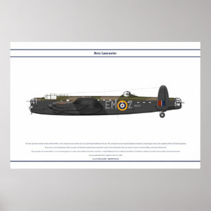 Póster Escuadrón de Lancaster BI 207