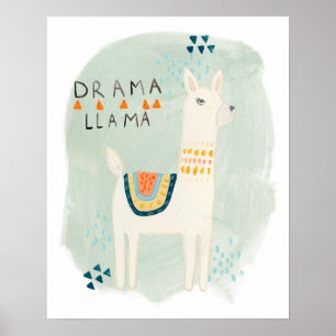 Póster Escuadrón de Llama - Drama Llama