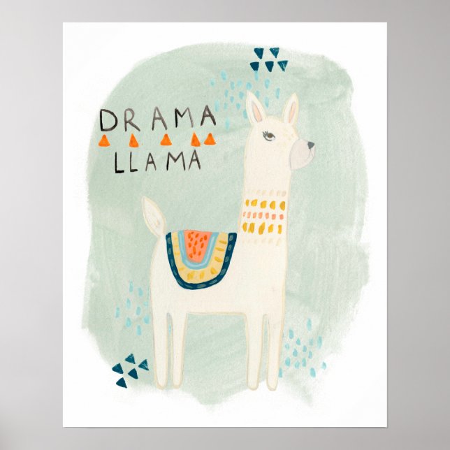 Póster Escuadrón de Llama - Drama Llama (Frente)