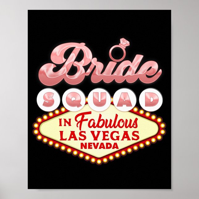 Póster Escuadrón De Novias De Las Vegas (Frente)