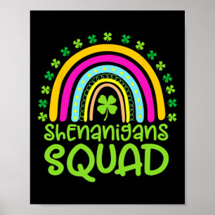 Póster Escuadrón de Shenanigans Feliz Día del Arcoiris S