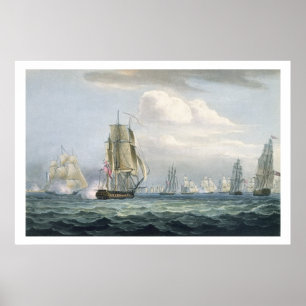 Póster Escuadrón de Sir Sidney Smith (1764-1840) en el qu