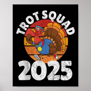 Póster Escuadrón de Trote 2025, Acción de Gracias Turquía