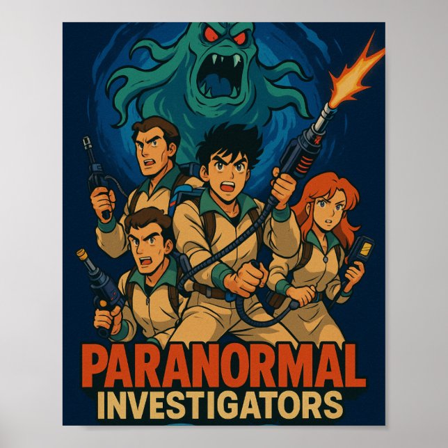 Póster Escuadrón Espectador: Investigadores paranormales (Frente)