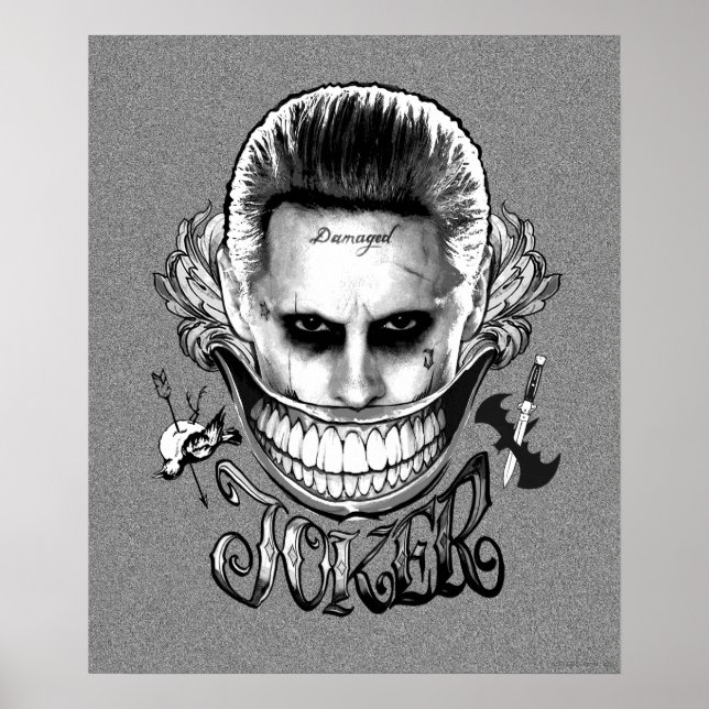 Póster Escuadrón suicida | Sonrisa de broma (Frente)