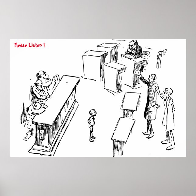 Póster Escucha Poster (Frente)