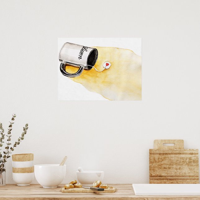 Póster Escuchar con amor (Cocina)