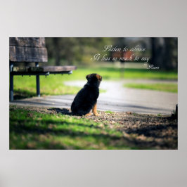 Póster Escuchar el silencio