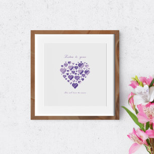 Póster Escuche su corazón. Ya sabrás la respuesta.