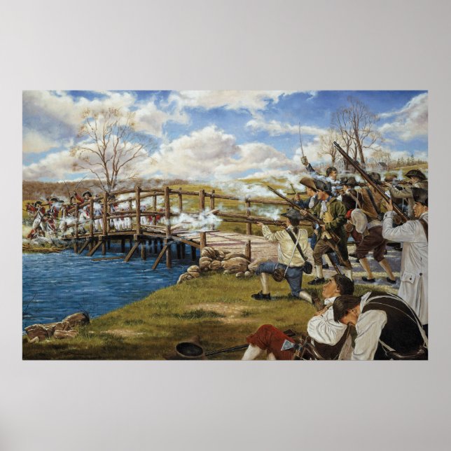 Póster Escucho "alrededor del mundo" por Domenick D'Andre (Frente)