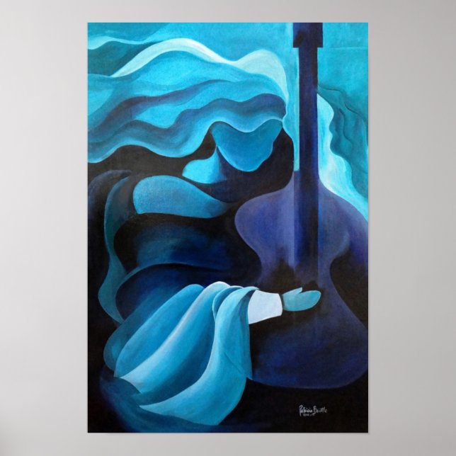 Póster Escucho música en el aire 2010 (Frente)