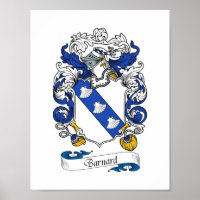 Escudo Barnard de armas/escudo familiar