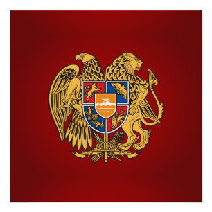 Póster Escudo de armas armenio