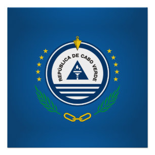 Póster Escudo de armas caboverdiano