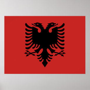 Póster Escudo de armas de Albania