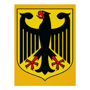 Póster Escudo de armas de Alemania