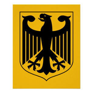 Póster Escudo de armas de Alemania