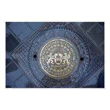 Escudo de armas de Budapest con cubierta de alcant