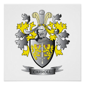 Póster Escudo de armas de Carroll