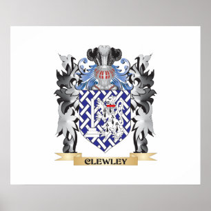 Póster Escudo de armas de Clewley - reposo familiar