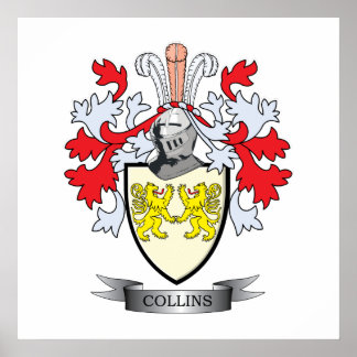 Póster Escudo de armas de Collins