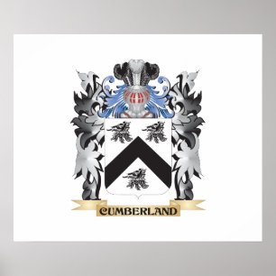 Póster Escudo de armas de Cumberland - reposo familiar