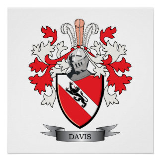Póster Escudo de armas de Davis