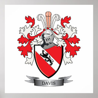 Póster Escudo de armas de Davis