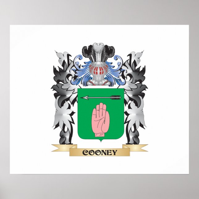 Póster Escudo de armas de dinero - reposo familiar (Frente)