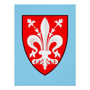 Póster Escudo de armas de Florencia