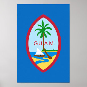 Póster Escudo de armas de Guam