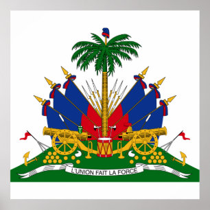 Póster Escudo de armas de Haití (Haití)