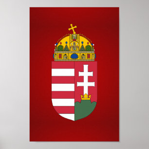 Póster Escudo de armas de Hungría