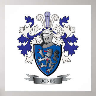 Póster Escudo de armas de Jones