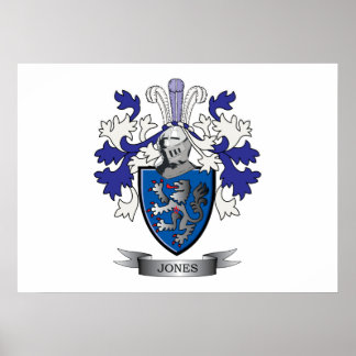 Póster Escudo de armas de Jones