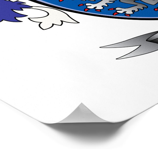 Póster Escudo de armas de Jones (Esquina)