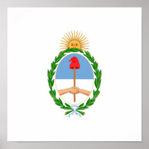 Póster Escudo de armas de la Argentina