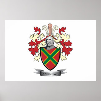 Póster Escudo de armas de la familia Andrews