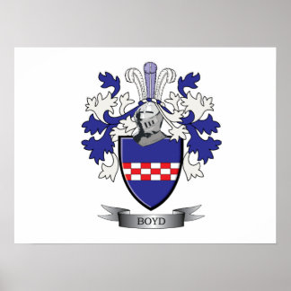 Póster Escudo de armas de la familia Boyd