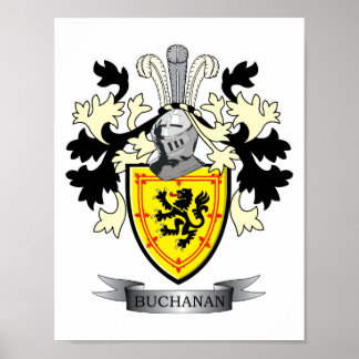 Póster Escudo de armas de la familia Buchanan