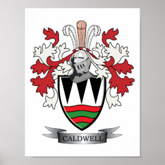 Póster Escudo de armas de la familia Caldwell