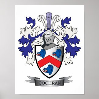 Póster Escudo de armas de la familia Cochran