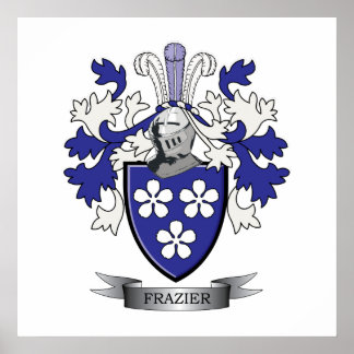 Póster Escudo de armas de la familia Frazier